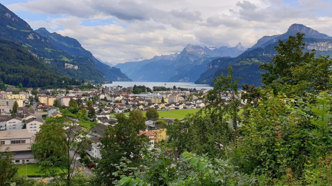 Ferienwohnung Seesicht Brunnen Esterno foto