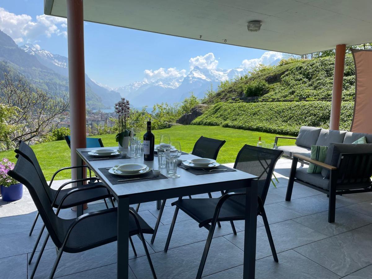 Ferienwohnung Seesicht Brunnen Esterno foto